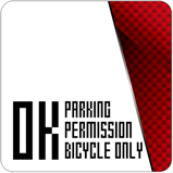 駐輪シールのデザイン画像